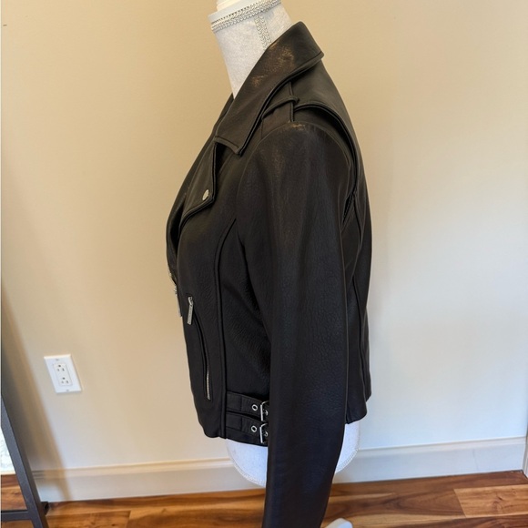 MICHAEL Michael Kors Leather Jacket Size Large - Picture 4 of 16
